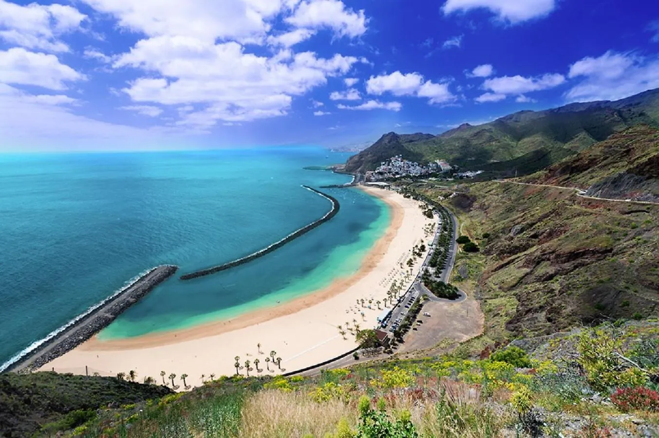 דירה Los Cristianos Heated Pool Sea View Ac